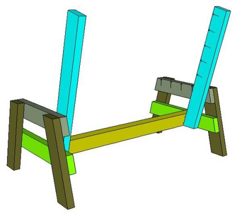 Садовая скамейка: как сделать своими руками. 01