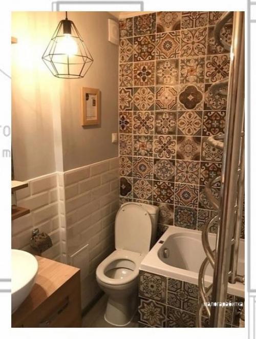 Санузел до и после ремонта. 03