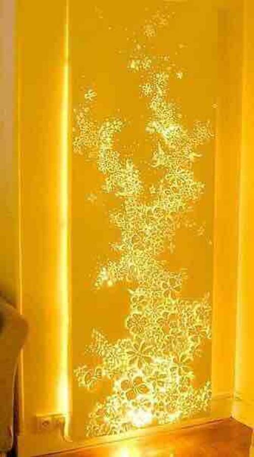 Стена - светильник: чудо своими руками. 02 Стена - светильник: чудо своими руками. 02