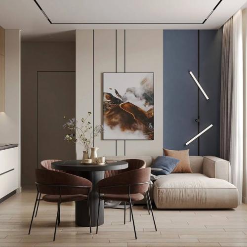 Яркий и насыщенный интерьер двухкомнатной квартиры. 04