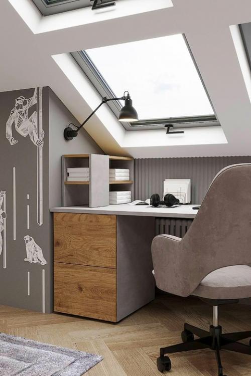 Детская в благородных серых тонах. 01