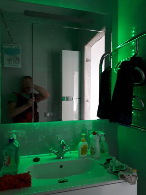 Очередная ванная комната с подсветкой. 06