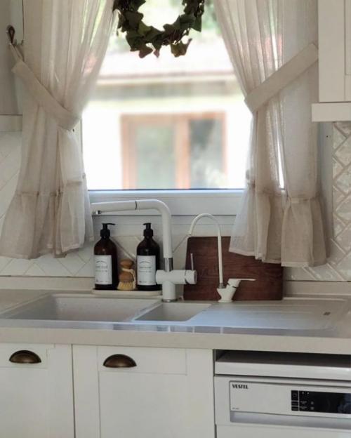 Европейская кухня - гостиная в скандинавском стиле. 06