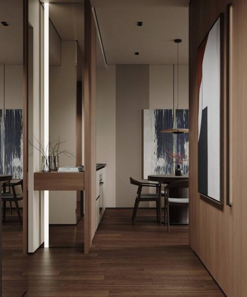 Стильный и современный интерьер квартиры в светлых тонах. 04