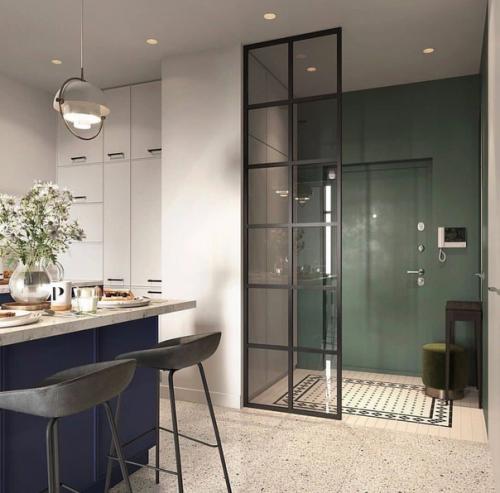 Кухня - гостиная, площадью - 21, 7 кв. 05