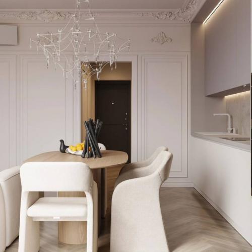 Фрагменты интерьера кухни - гостиной. 04