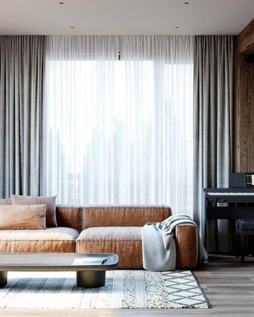 Уютный и очень стильный интерьер квартиры. 01