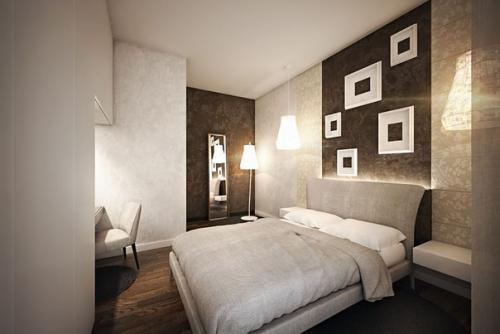 Бирюзовый цвет в интерьере компактной квартиры с открытой планировкой. 04