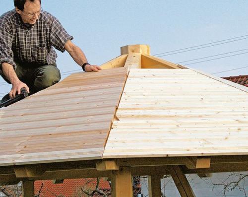 Строительство беседки из дерева. 05 Строительство беседки из дерева. 05