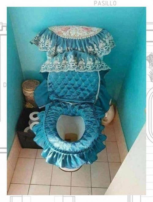 Туалетные Шедевры.  Что только не придумают горе - мастера и горе - дизайнеры. 02