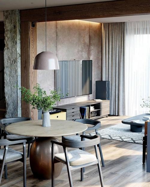 Уютный и очень стильный интерьер квартиры. 04