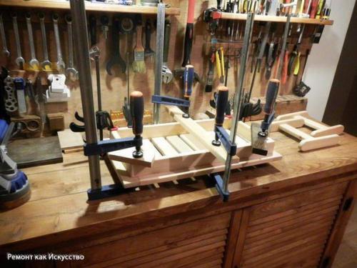 Деревянный столик для ноутбука своими руками. 06 Деревянный столик для ноутбука своими руками. 06