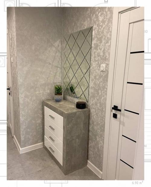 Наш ремонт.  Дизайн собственный, работа мастеров. 07