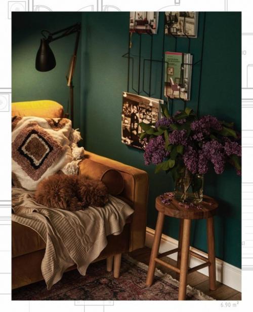 Довольно широко распространено мнение, что интерьеры оформленные в тёмных тонах - мрачные и унылые. 05