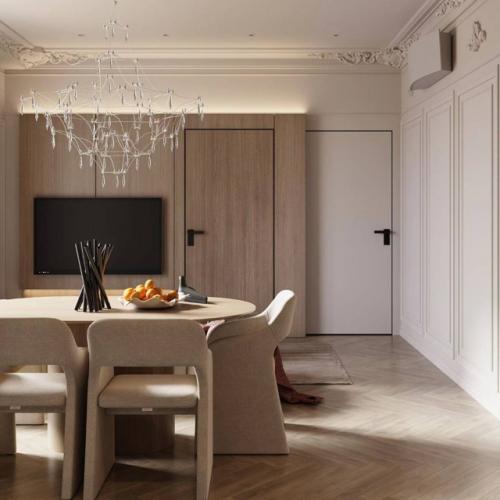 Фрагменты интерьера кухни - гостиной. 03