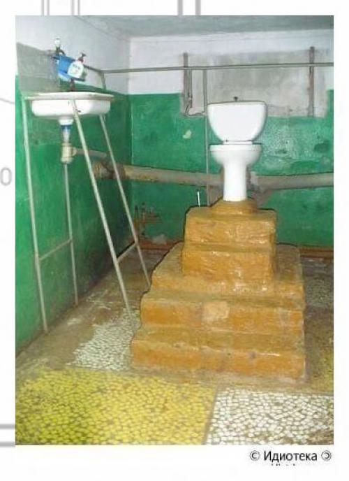 Туалетные Шедевры.  Что только не придумают горе - мастера и горе - дизайнеры. 01