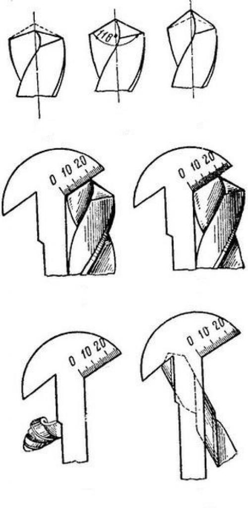 Заточка сверла по металлу. 09