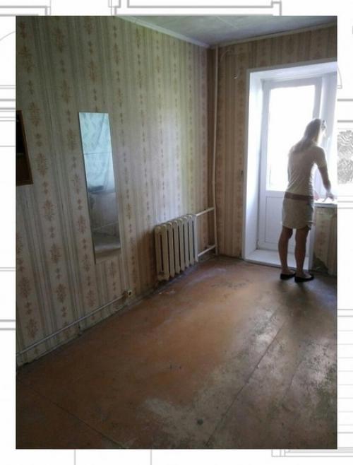 Бюджетный ремонт комнаты в общежитии. 01