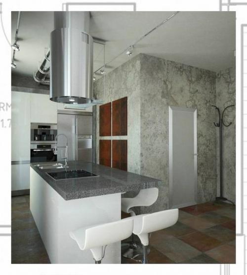 Студия в стиле лофт в Петербурге: дизайнер Мария Василенко. 03