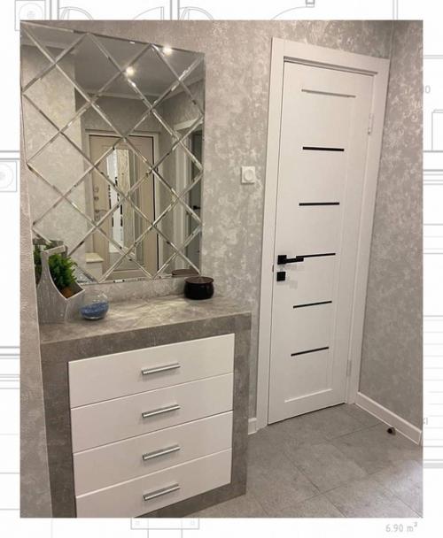 Наш ремонт.  Дизайн собственный, работа мастеров. 06