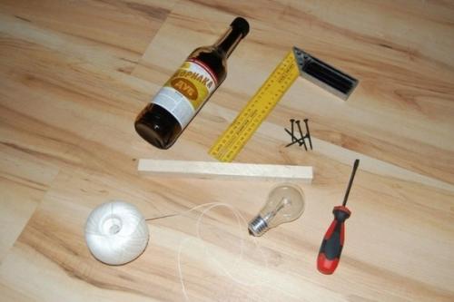 Большая напольная лампа может быть без особого труда сделана своими руками. 01