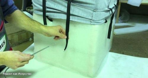 Как сделать пуфик для прихожей самостоятельно. 04 Как сделать пуфик для прихожей самостоятельно. 04