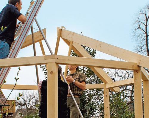 Строительство беседки из дерева. 03 Строительство беседки из дерева. 03