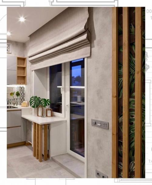 Стильный, яркий, но не перегруженный дизайн ремонта квартиры - студии. 03