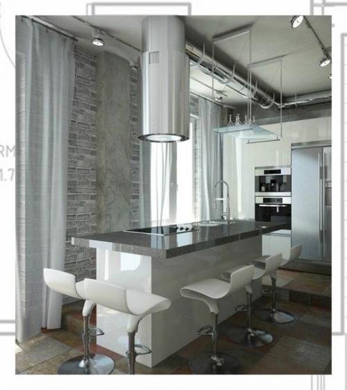 Студия в стиле лофт в Петербурге: дизайнер Мария Василенко. 04