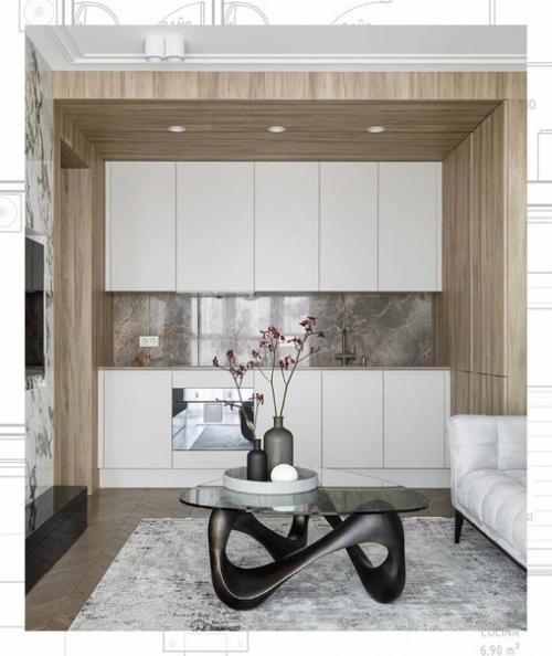 Реализованный проект: квартира 46 м, ЖК жемчужный берег. 02