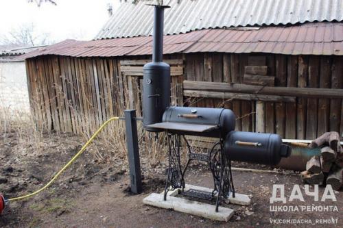 Интересная идея для создания коптильни своими руками. 02