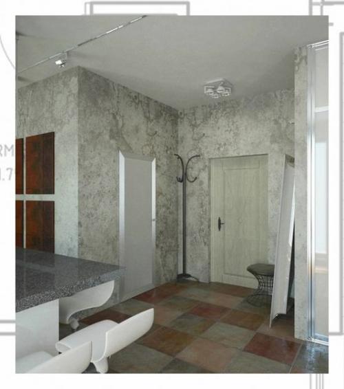 Студия в стиле лофт в Петербурге: дизайнер Мария Василенко. 02