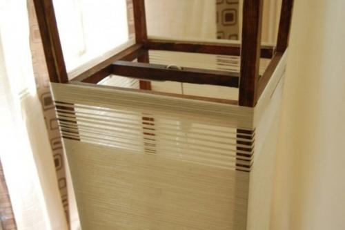 Большая напольная лампа может быть без особого труда сделана своими руками. 02