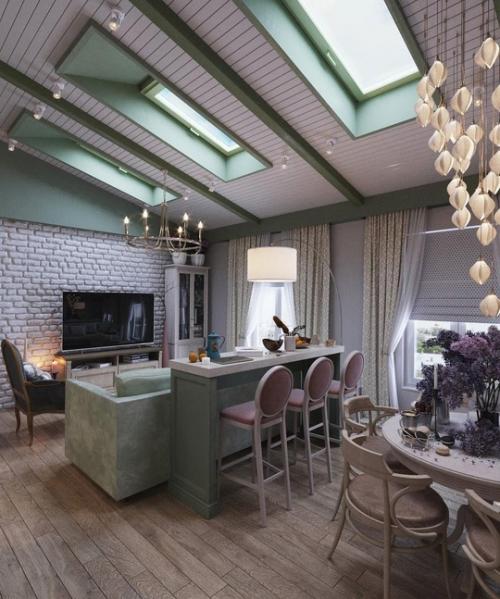 Интерьер загородного дома в стиле Прованс - это всегда немного больше, чем просто оформление. 03