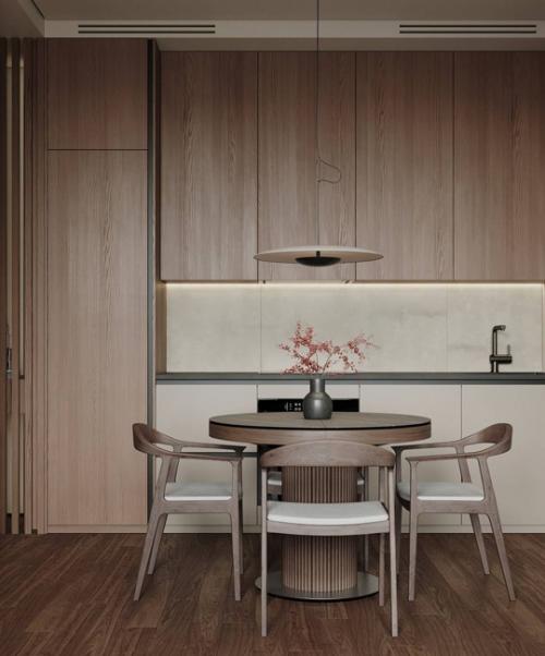 Стильный и современный интерьер квартиры в светлых тонах. 02