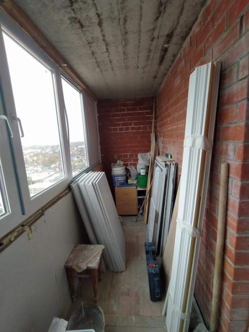 Ремонт на лоджии своими руками. 08