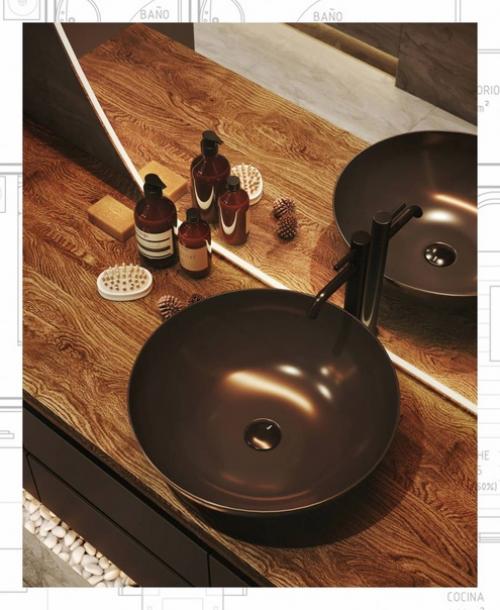 Ванная комната в теплых оттенках. 07