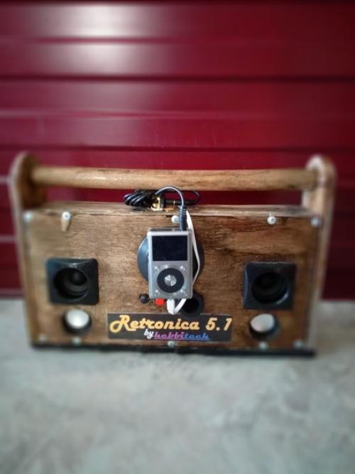 Самодельная портативная акустика Retronica 5 mk. 02