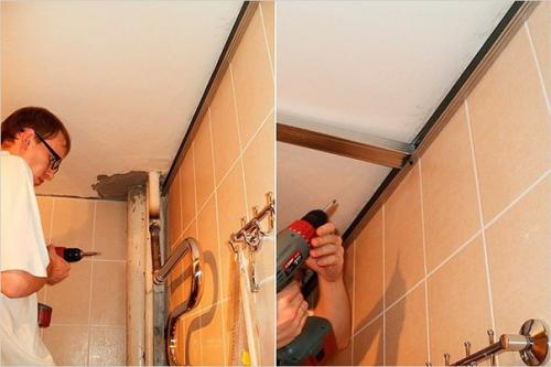 Отделка ванной пластиковыми панелями. 03