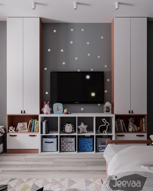 Это одна из самых идеальный детский комнат, которая подойдет абсолютно на любой возраст. 04