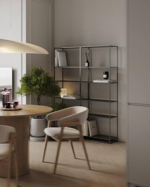 10 кадров интерьера светлой Лёгкой и интересной квартиры с яркими акцентами. 04