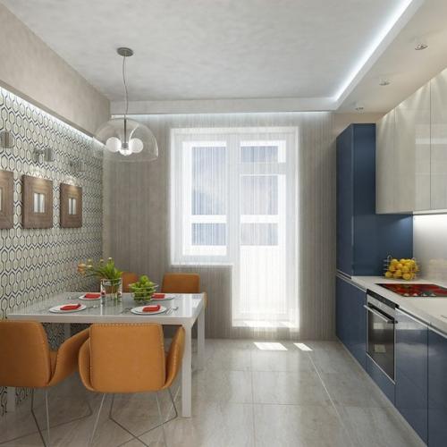 Дизайн интерьера однокомнатной квартиры. 02