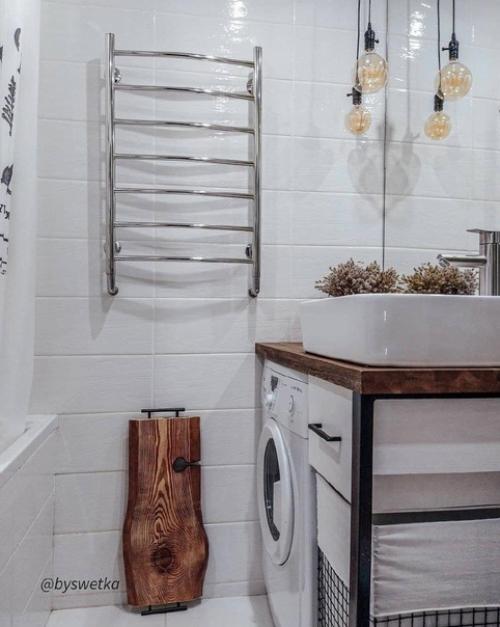 В интерьере ванной комнаты зеленый цвет можно использовать и как доминирующий, и как акцентный. 05