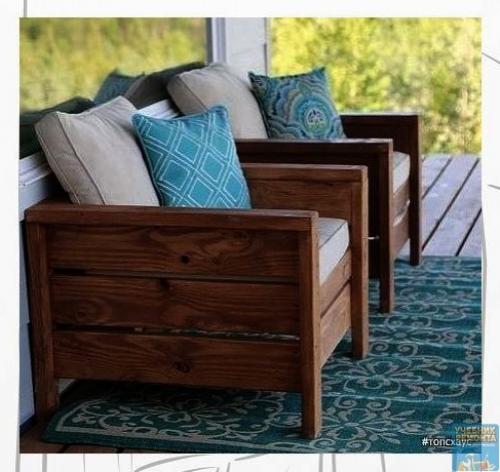 Применение обрезкам доски после строительства. 04