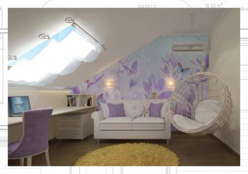 Тихое и элегантное жилое помещение на чердаке - хороший способ развития поверхности верхнего этажа здания. 02