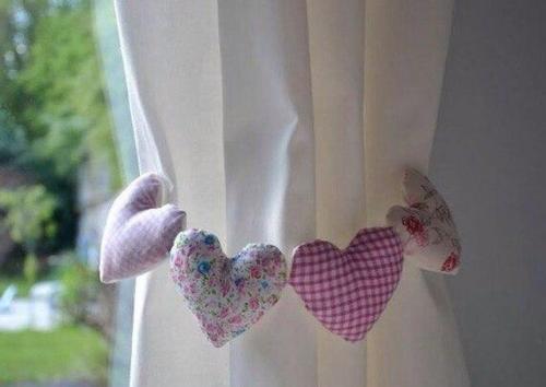 Милые идеи подхватов для штор в детской комнате. 03