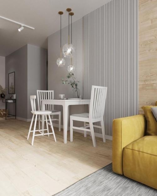 Красивый интерьер небольшой квартиры. 04