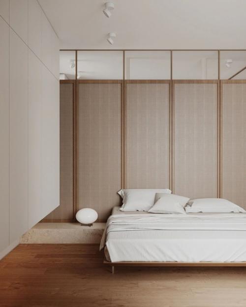 Очень интересный интерьер с нотками скандинавского стиля и минимализма. 07