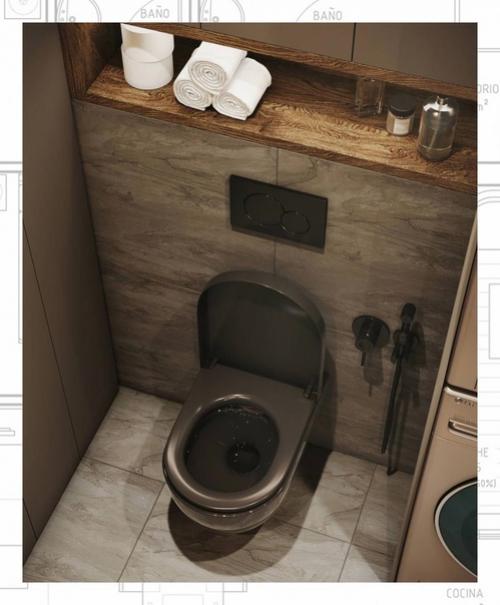 Ванная комната в теплых оттенках. 03