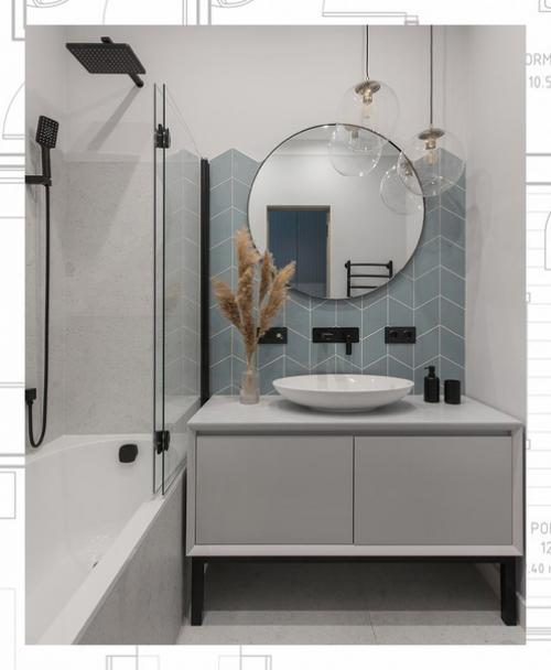 Дизайнеры света хабеева и Ольга Васильева оформили квартиру площадью 60 кв. 08